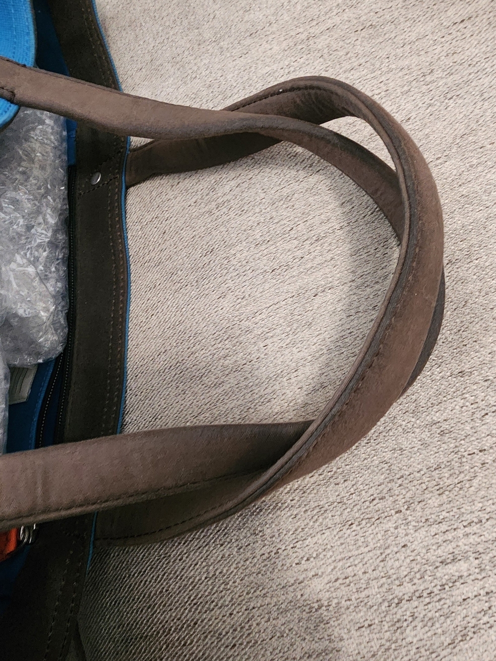 Jack Spade Blue and Green Two-Tone Bag - Picture 7 of 10